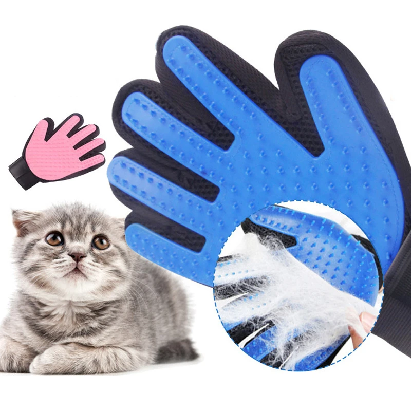 

Multi Color Pet Cleaning Gloves TPE Cat Grooming Glove Pet Grooming, Pink,green,purple,black,light blue,blue
