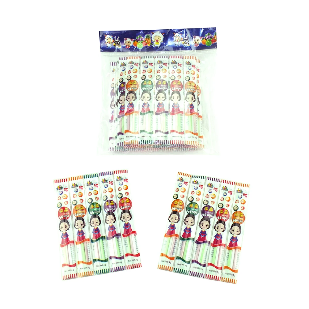 Confectionery Factories Sweet Korean girl Fruit poweder candy CC Stick Candy
