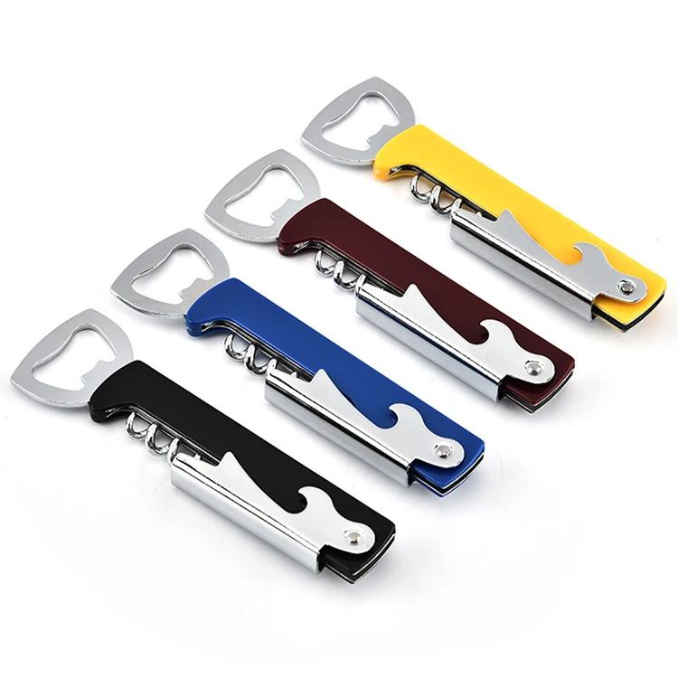 

Top selling Corkscrew Plastic Handle Wine Bottle Opener for waiter and beer bottle opener for home & hotel