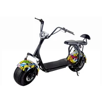 

1500W Double Shock Absorber Electric Moto Scooter Citycoco for Sale