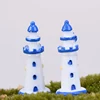 White Lighthouse Small Resin Art Crafts Vine Palace Miero Landscape