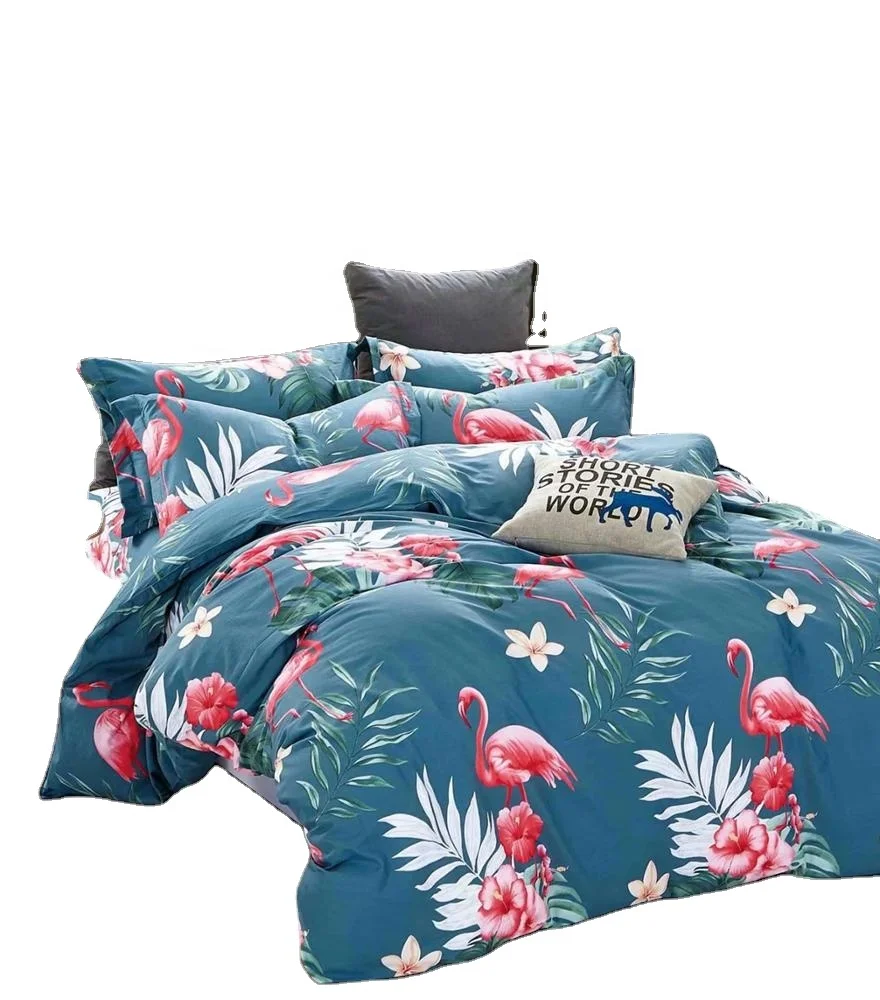 Fashion Printed Fabric Polyester Material Bedsheet Set Buy Bedsheet
