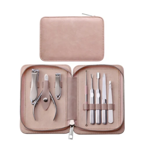 

Manicure Set Nail Clippers Kit & Professional Men/Women Pedicure Kit, Stainless Steel Grooming Kit with Luxurious Leather case