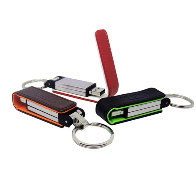 KeyChain 32GB leather pendrive memory stick 2.0 USB Flash Drive Pen drive - ANKUX.COM