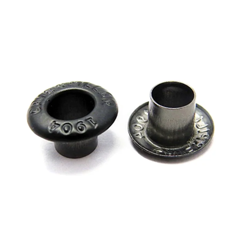 

11mm Brass Gunmetal Eyelet For Shoes, Black