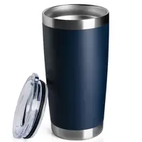 

Outdoor Tumbler 20 oz Stainless Steel Vacuum Insulated with Lids and Straw Travel Mug Double Wall Water Coffee Cup