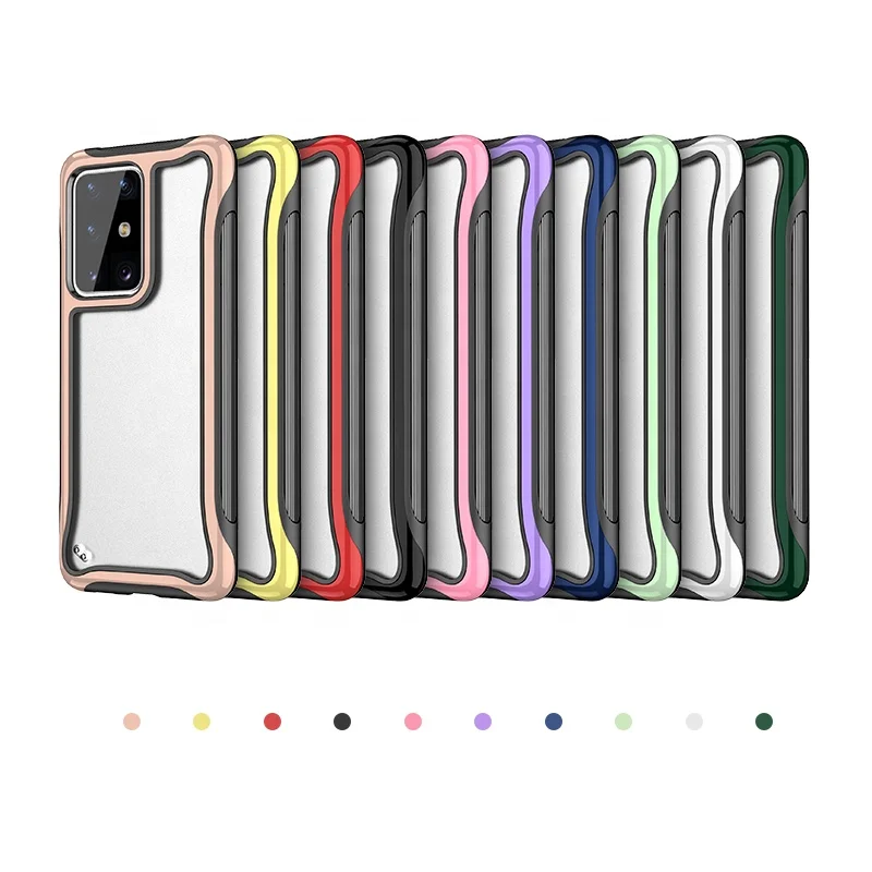 

For Samsung S20 Pro Case Soft TPU Shockproof Bumper Transparent Phone Cover Case For Samsung S20 Plus case, 10 colors