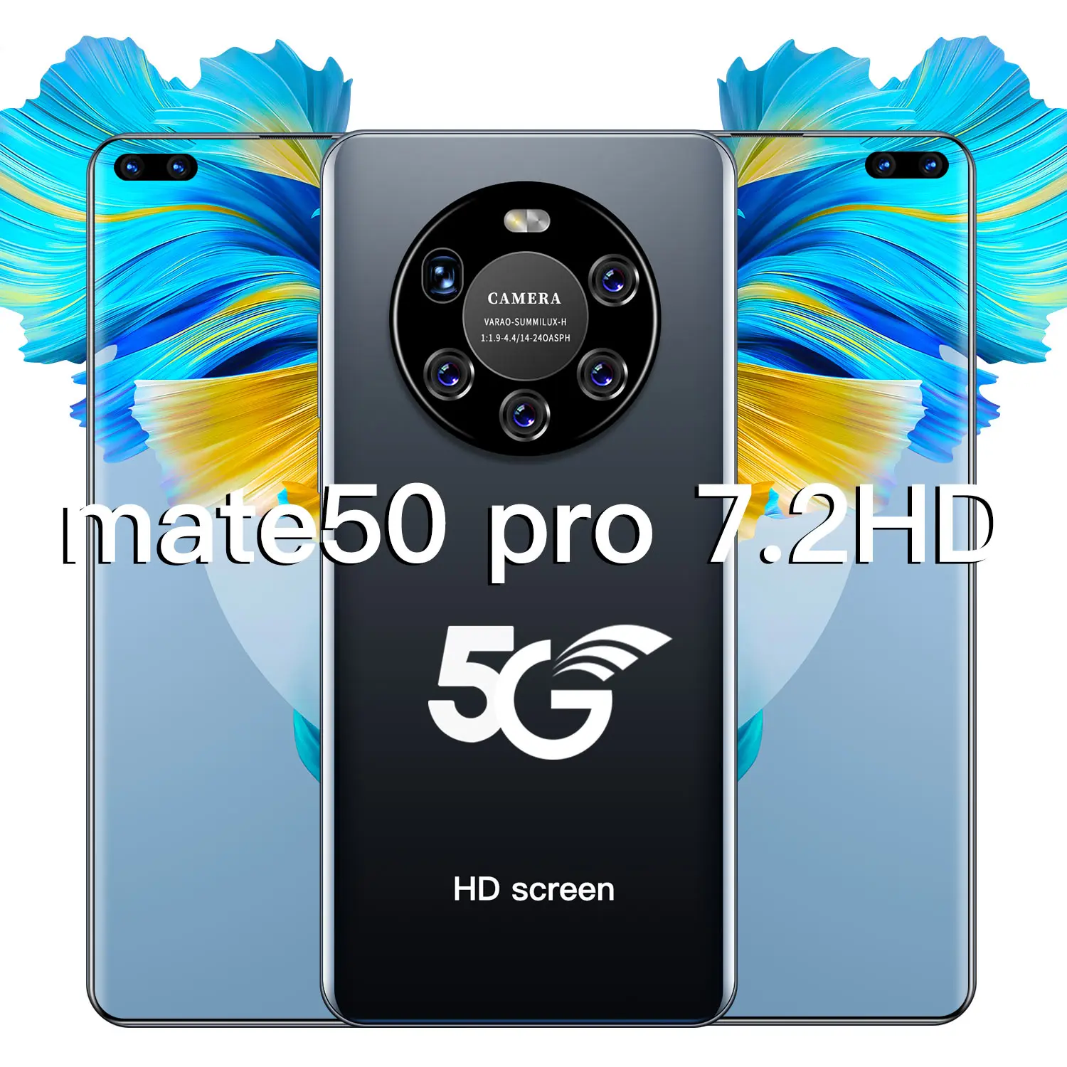 

Online Shopping Mate50 pro 7.2inch Smartphone Fingerprint 12GB+512GB telefon 5600mAh HD 32MP+48MP 1440*3040 Dual Sim cellphone