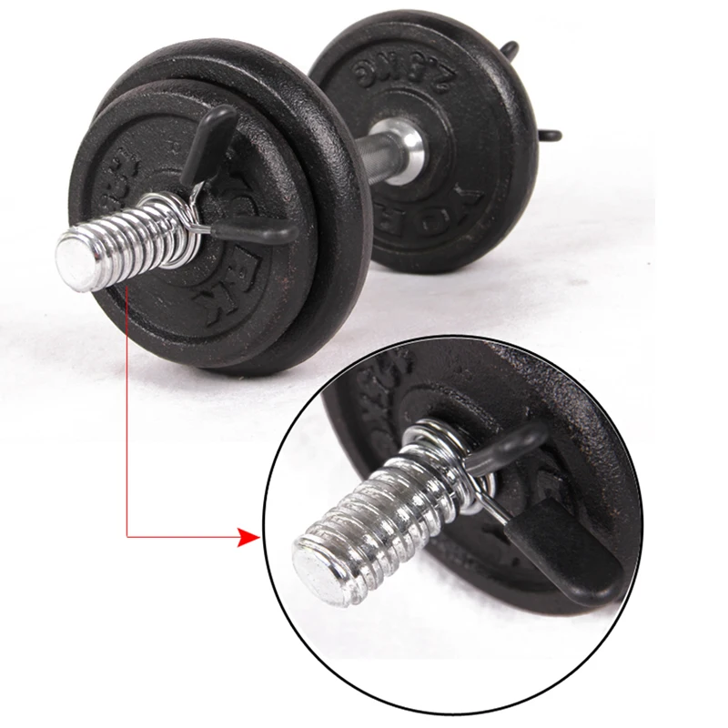 

Bodypump barbell Barbell Lock Clamps Gym Weight Bar For Fitness Equipment 24/28/30/50 mm Steel Barbell Clamp Spring Collar Clips