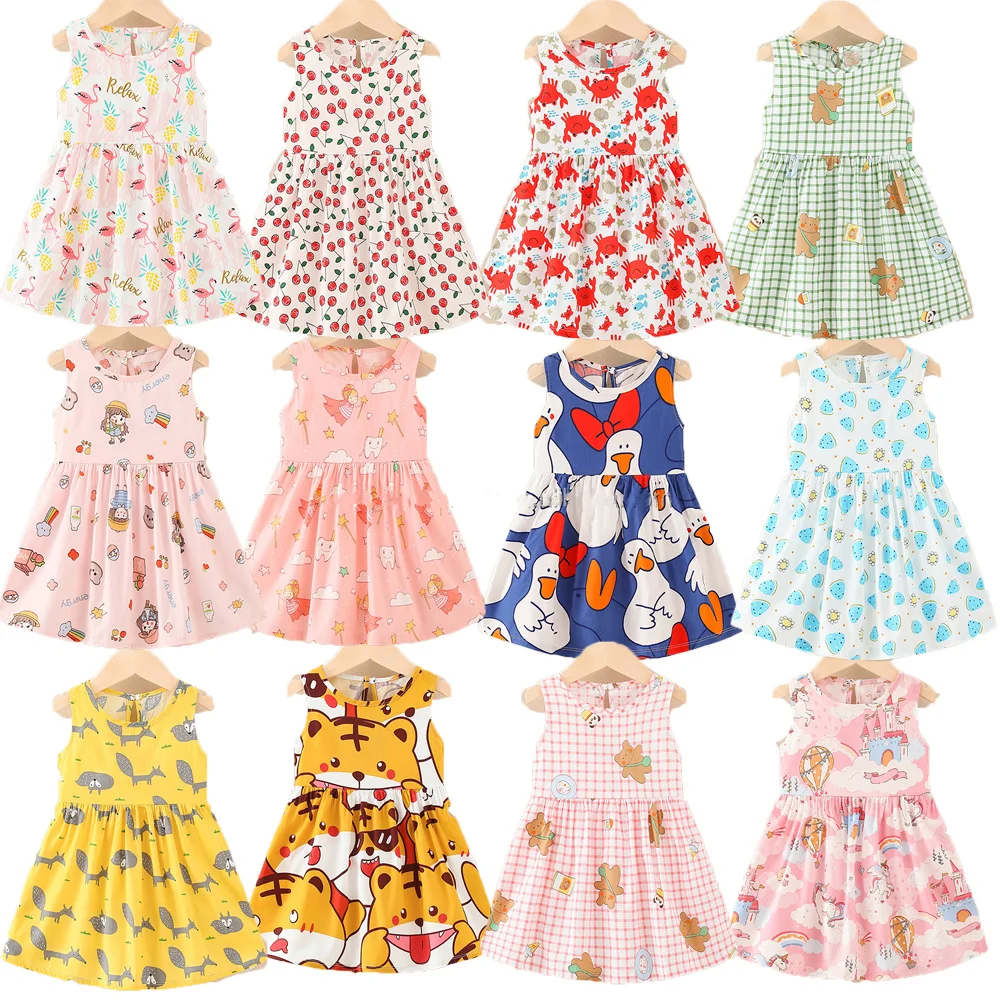 

China Wholesale Market Latest baby Girl Dress Design Little Cute Flower Casual Dresses For Children From China Supplier