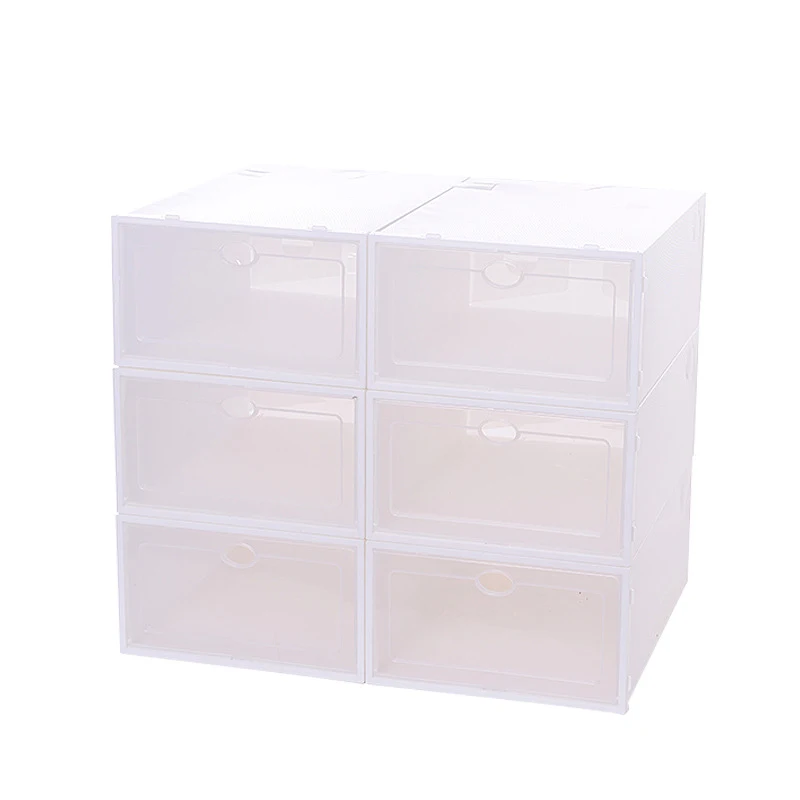 

Cheap white plastic organizer folding storage shoe box