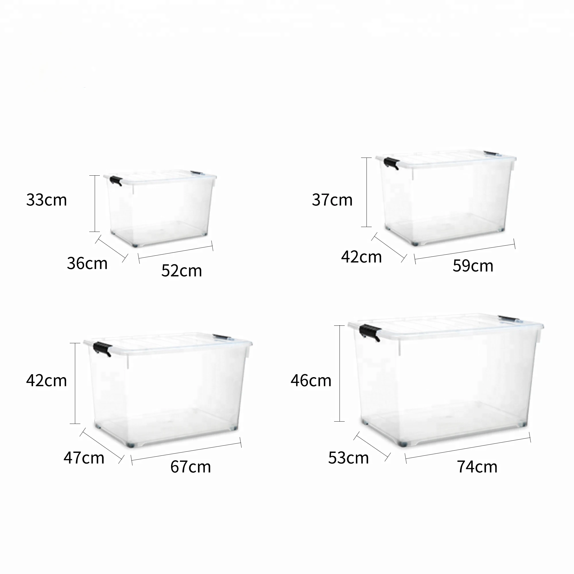 Plastic Storage Box Plastic Folding Collapsible Storage Box 30l 50l