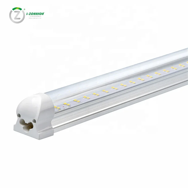 ETL 5 Years warranty Double lines Integrated T8 led tubes 4FT 1200mm 1.2M  for supermarket office hotel