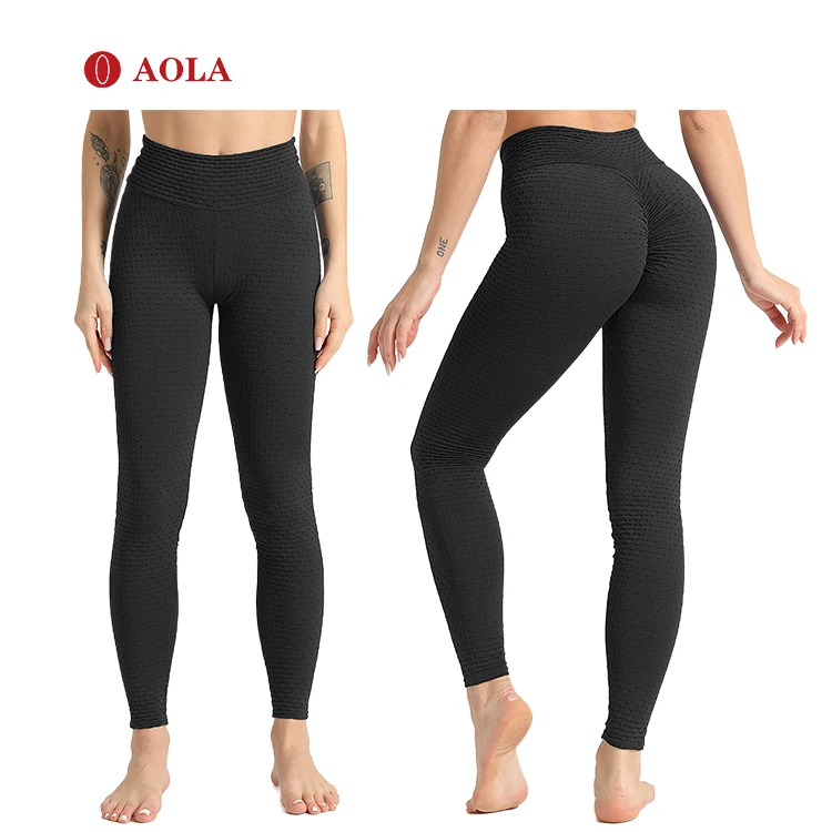 

AOLA High Waist Sport Seamless Breathable Wholesale Yoga Pants Gym Women Yoga Leggings For Women, Pictures shows