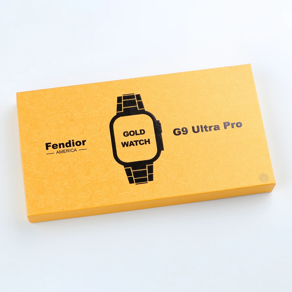

G9 Ultra Pro Gold Color akilli saat Smart Watch montre relogio Smartwatch reloj inteligente hombre Series 9 WS09 G9 Ultra Max