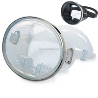 

Black-and-white Professional Scuba mask for deep diving