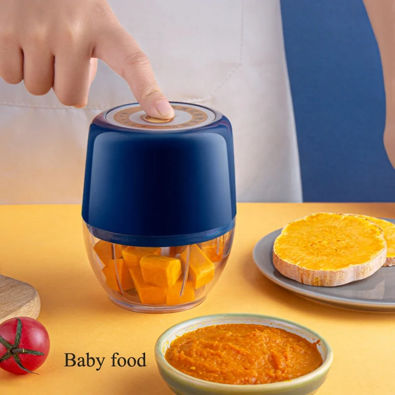 

New Design Electric Portable Usb Mini Garlic Vegetable Chopper, Blue or custom