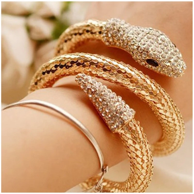 

Amazon hot selling vintage and beautiful snake eyes tongue ring bracelet