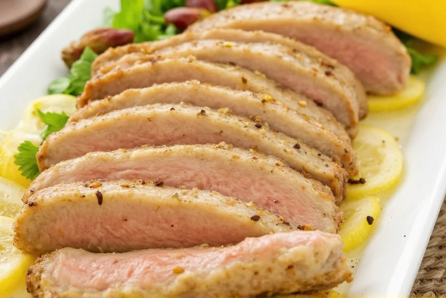 Lemon pepper tuna served with roasted vegetables and quinoa