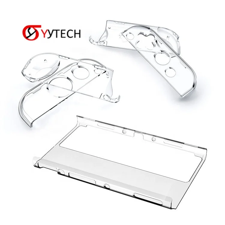 

SYYTECH 2021 New Game Console Controller Joy Con Crystal Case PC Protective Shell Set for Nintendo Switch OLED Accessories