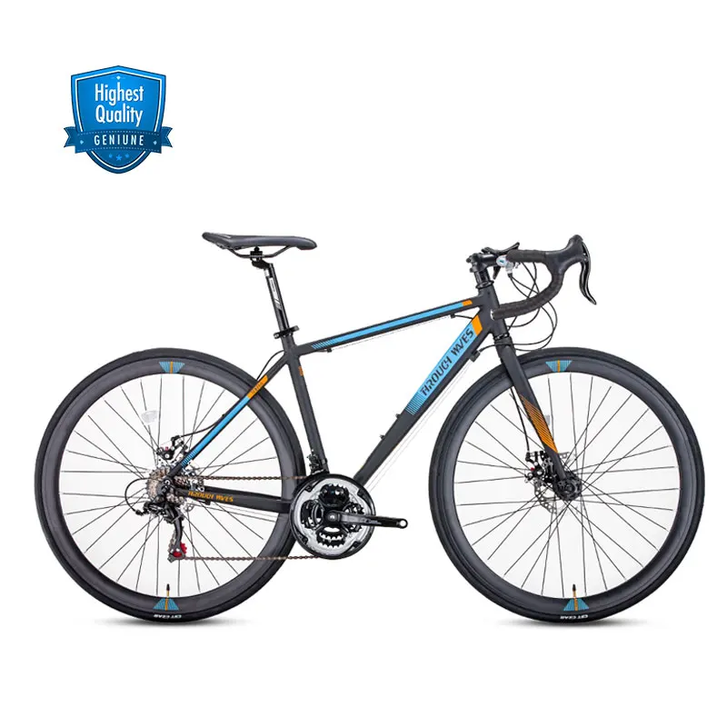 

29 Inch Good Quality 700C Men Alloy Road Bike Racing Bicycle With Disc Brakes, Matte grey/white red, customization