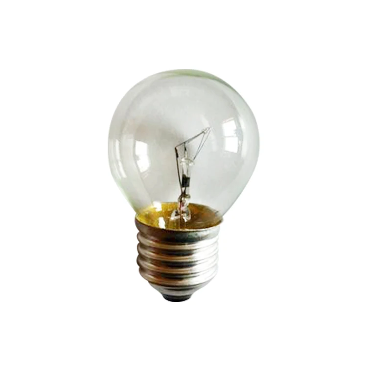 Cost effective G45 40W E14 incandescent light lamp bulbs