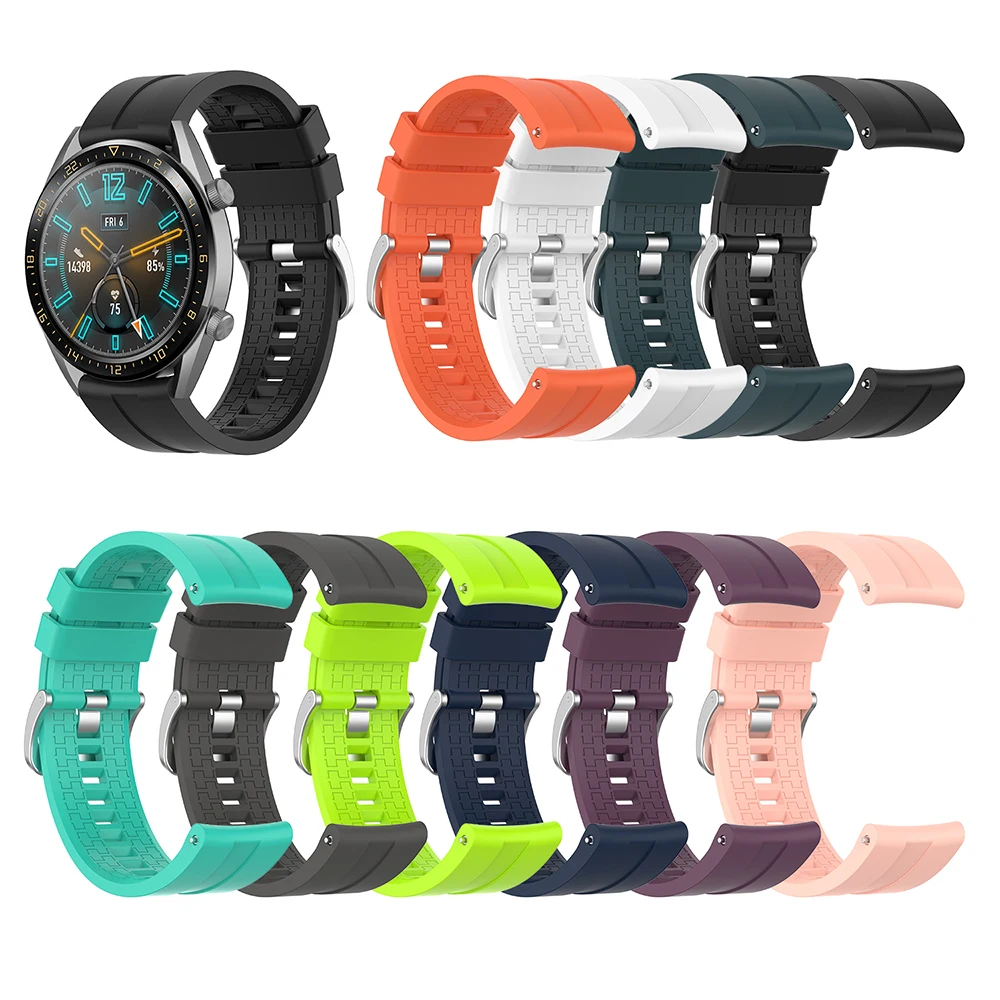 

Replaceable Watchbands for HUAWEI WATCH GT 2 46mm/GT Active 46mm/HONOR Magic Silicone Strap Band GT2, Can be customized