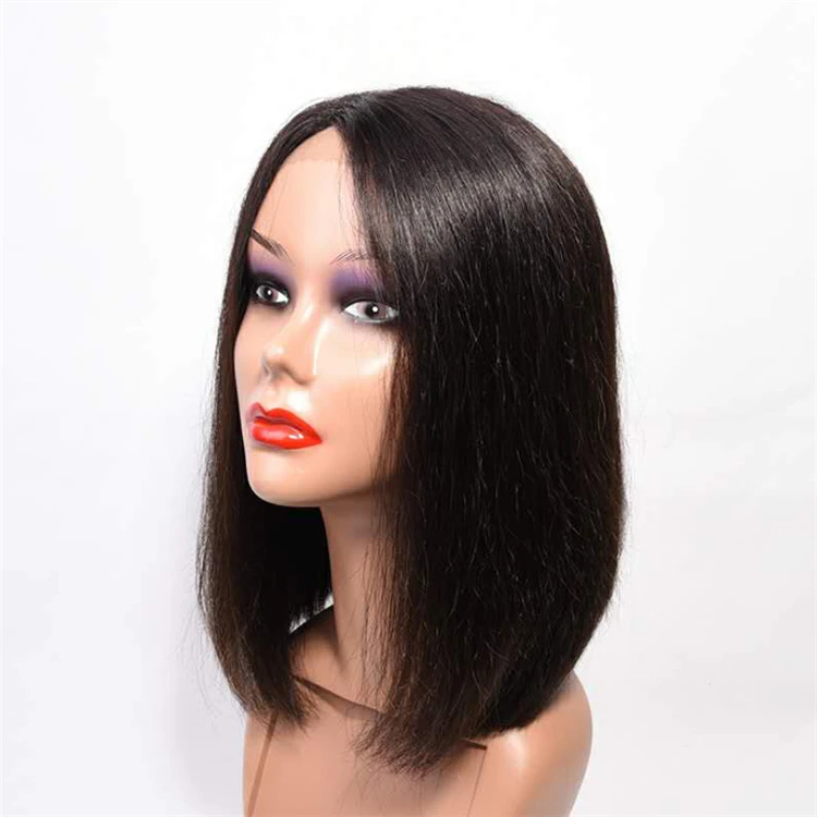 

Pink Blonde Unprocessed Hair Wig 4X4 Closure Indian Human Hair Wigs