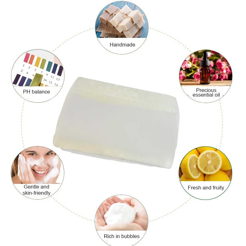 

Softening cuticle cleansing pores trapezoidal rice fruit soap, Multicolor