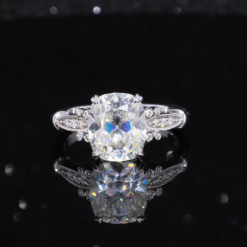 

Special Band Design Rings Women Gemstone Moissanite Jewelry Wedding Rings