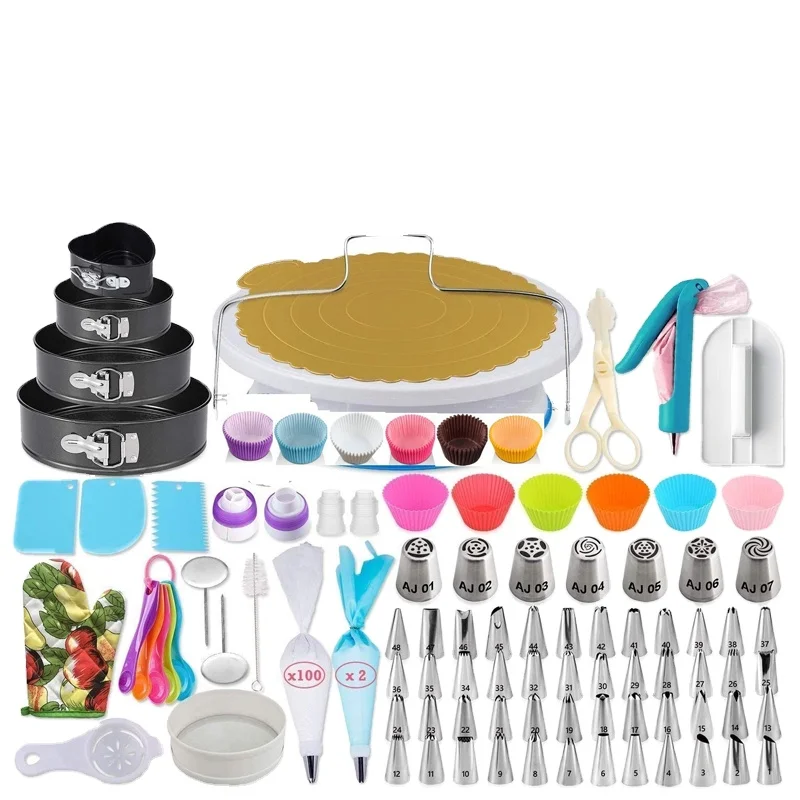

333Pcs Complete Baking Cake Supplies Decorating Baking Kit