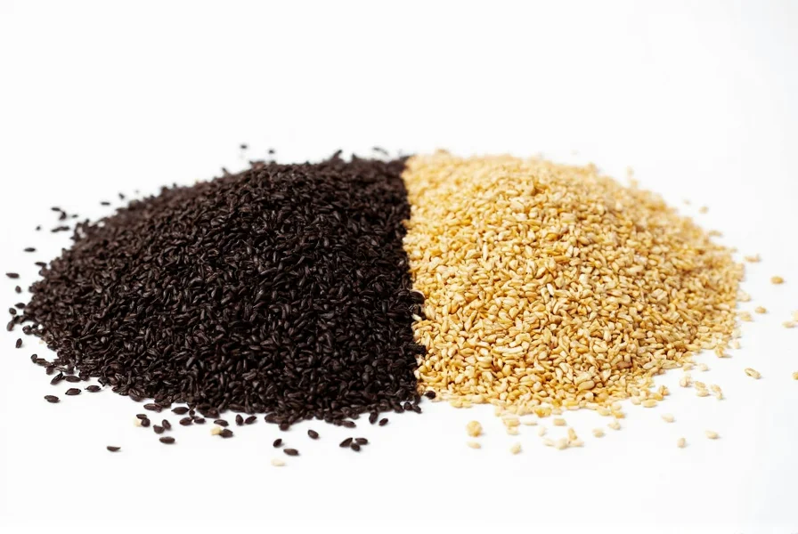 Black and White Sesame Comparison