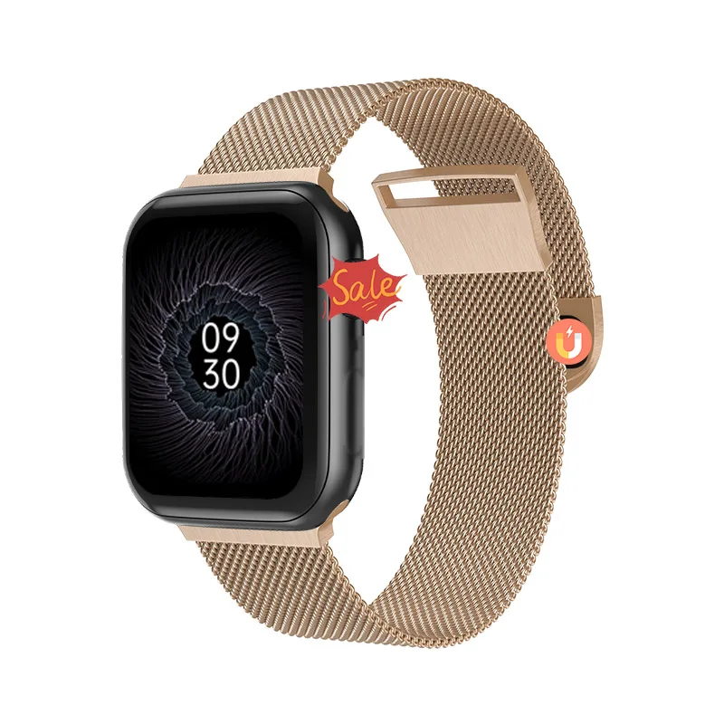 

Magnetic Wrist Band For Apple Watch Se 6 5 38 42 44mm - Buy More Color Milanese Loop Stainless Mesh Steel Watch Strap