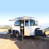 

aluminum capmer travel tent trailer off road mobile camping caravan