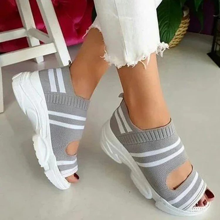 

Summer Beautiful Girls Fancy Flat Outdoor Ladies Woman Sandals