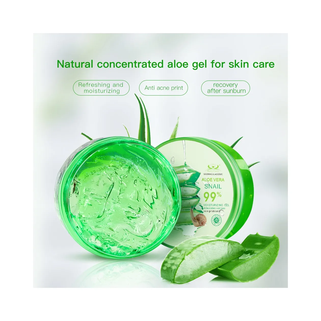 

Factory Price pretty cowry repairing l vera gel aloe soothing gel 150ml natural moisturizing aloe vera