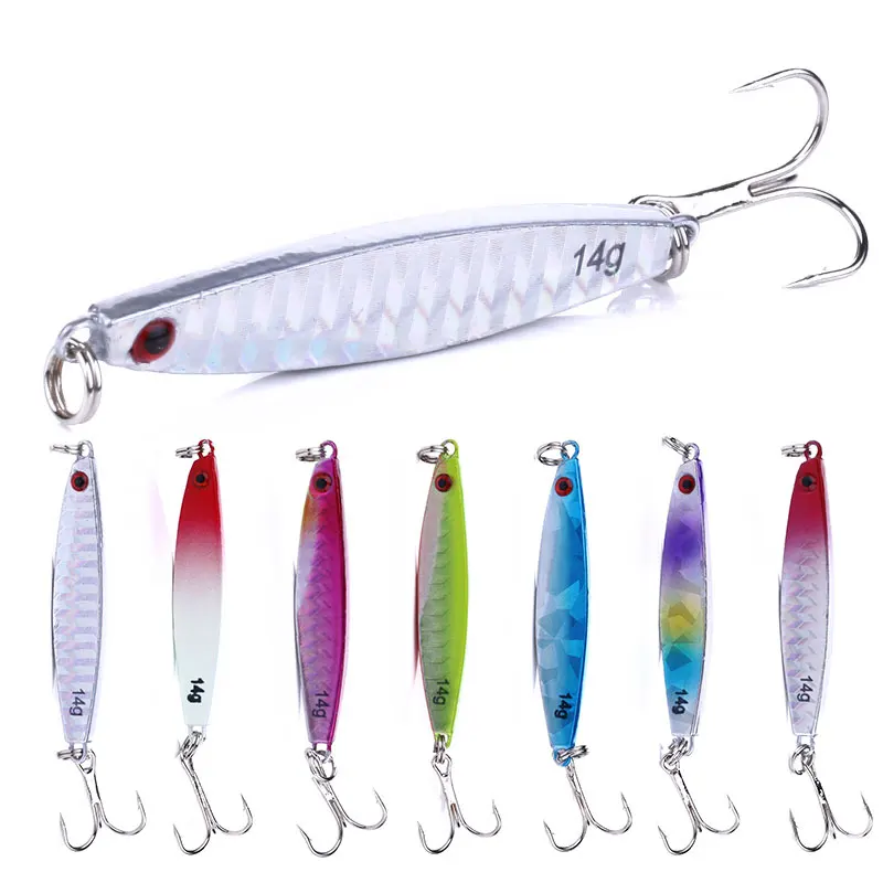 Metal Fishing Lure 14g  Jig Lures Lead Fish Baits Jigging Sinking Fishing Lures
