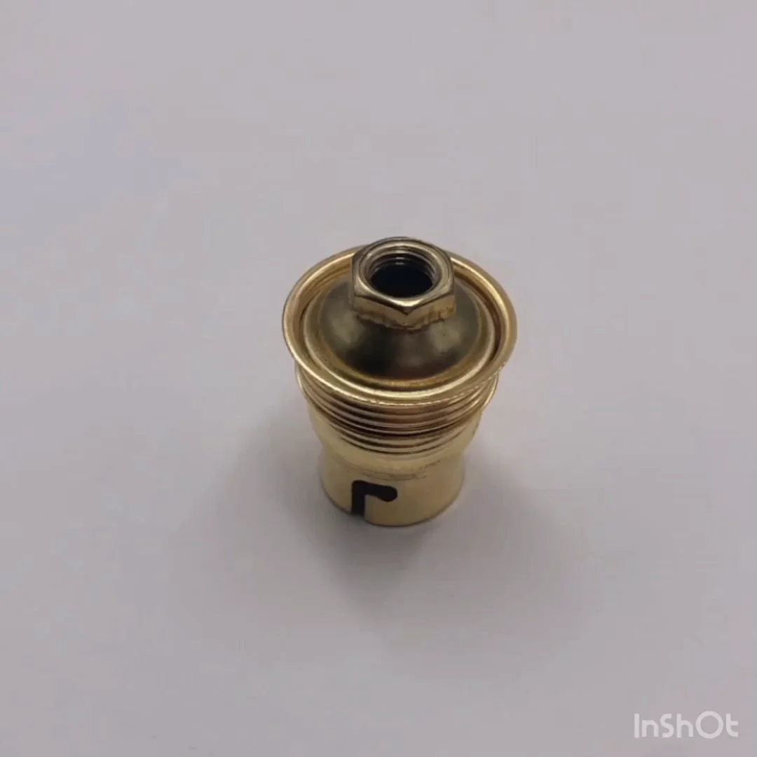 Metal Lamp Base B22 Brass Lampholder Lighting Accessories Ceiling B22