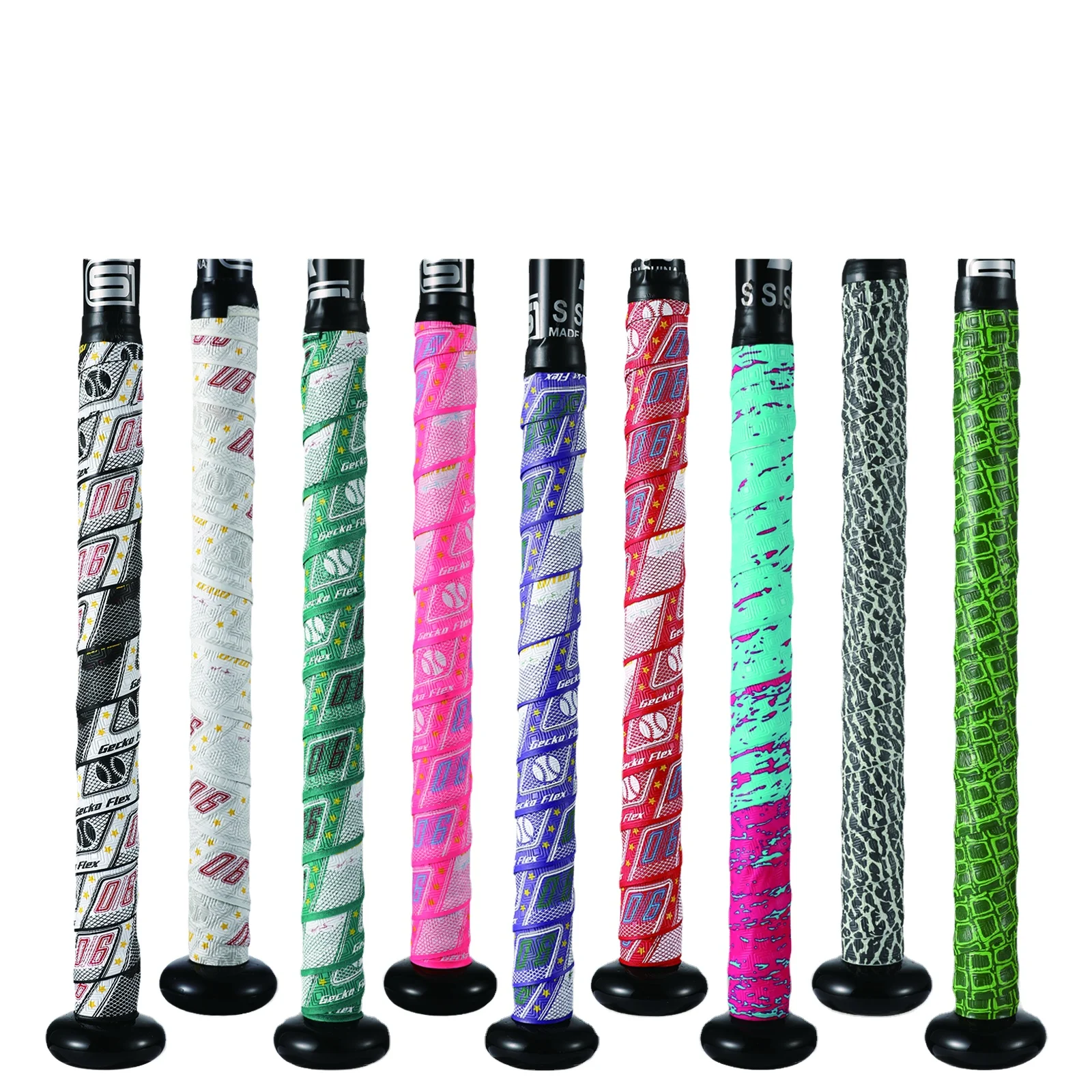 AMA SPORT RTS Low MOQ High Quality Soft PU Anti-slip Grip Hot Tacky Wrap 1.10mm Baseball Bats Grip