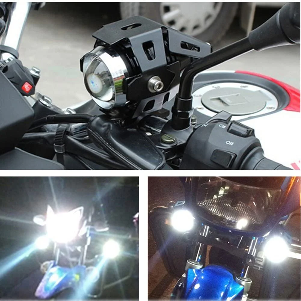 高质量的5w/10w摩托车led灯u5摩托车现货大灯灯汽车角度眼睛