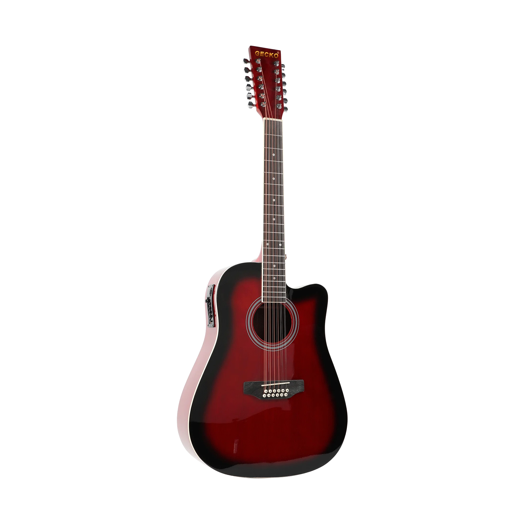 

Gecko brand sells High quality Sapele wood 41 inches Natural color Guitar for all ages