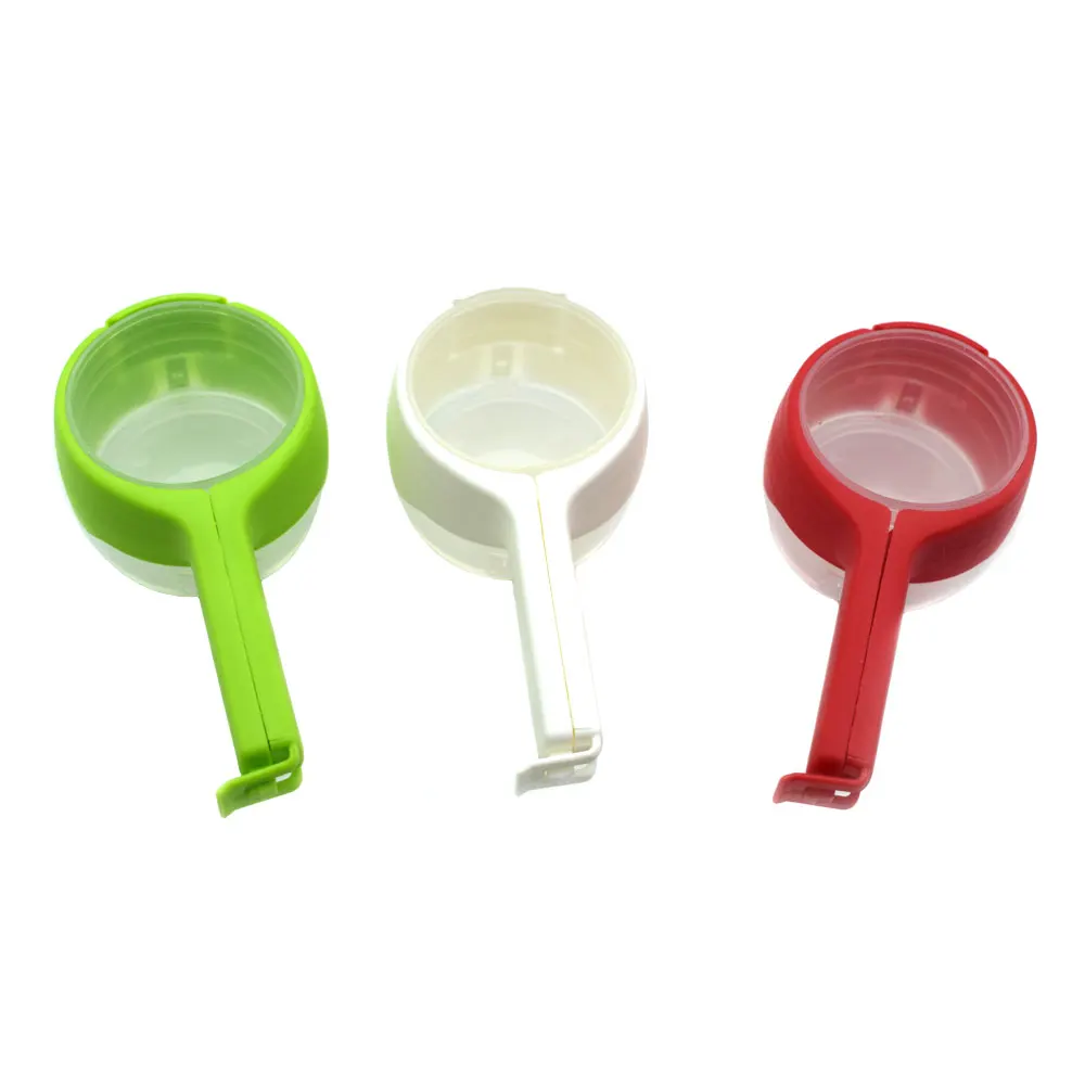 

Utility Healthy Food Sealing Clip Bag Moisture Sealing Clamp Colorful Clamp Sealer Convenient Food with Discharge Nozzle Plastic, Green,red,white