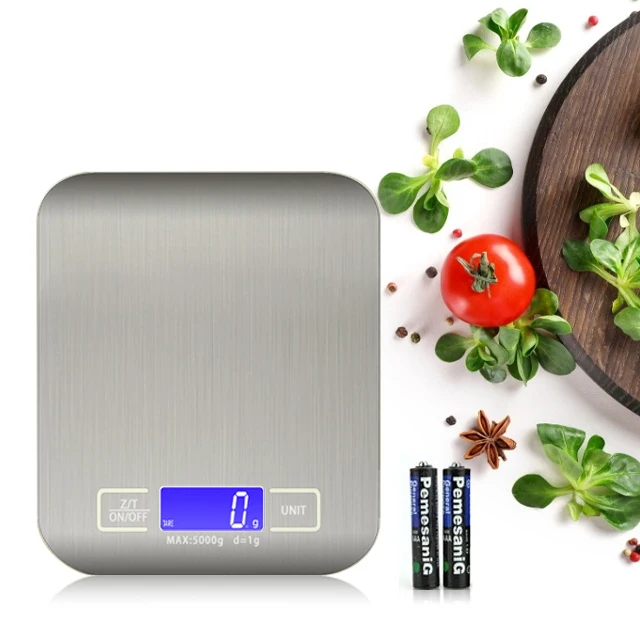 

Newly Style 5kg Digital Electronic Kitchen Household Scale home food weighing scales, Black white rose-red