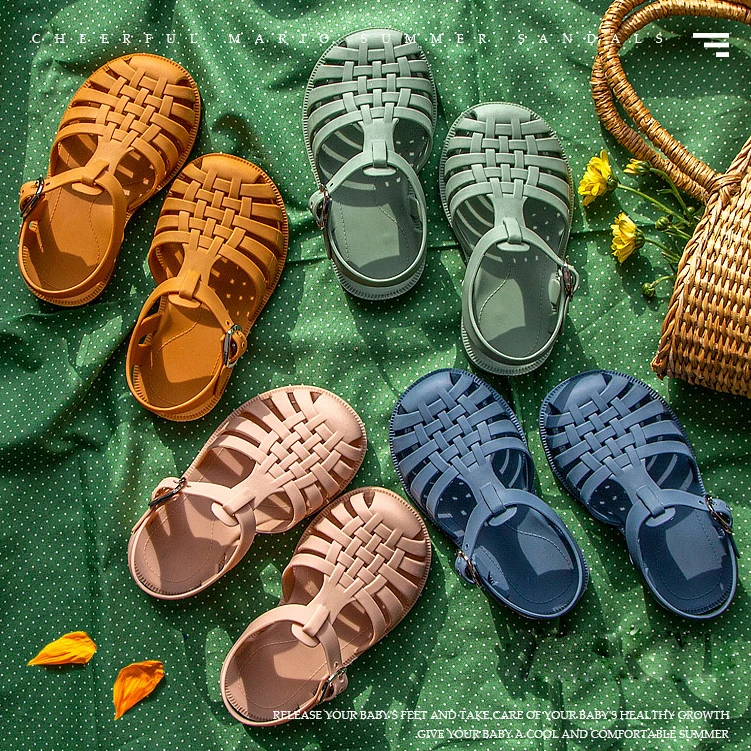 

Summer Sandals Mix Color Mix Size Kids Jelly Sandals Shoes Wholesale
