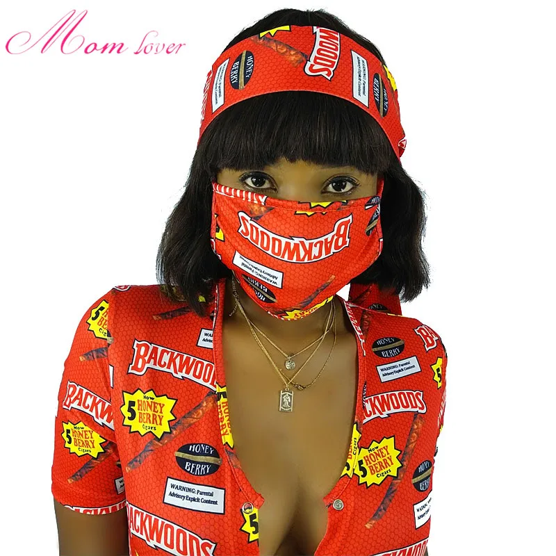 

Momlover hot sale custom pajamas piyama nightwear sexy backwoods women comfortable sexy sleepwear with facemask headband