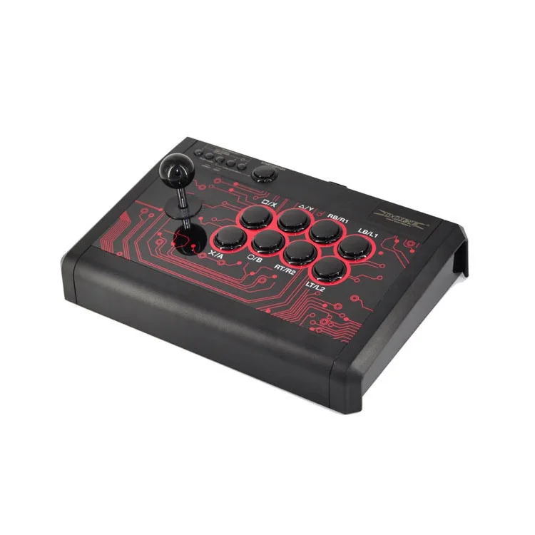 

7 In 1 Arcade Fighting Stick Game Controller For PS4 PS3 X-one X-360 PC Android Switch, Black