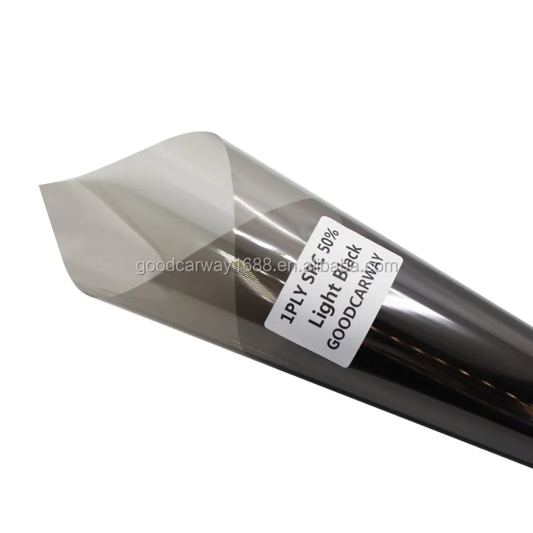 

1.52x30m 1ply Solar Dyed Tinting Window Film UV Protection Film, Light black