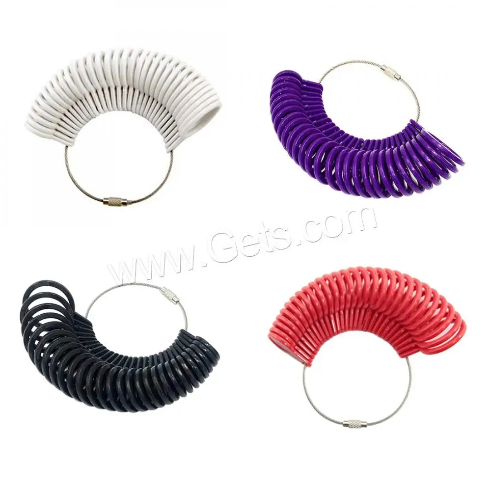 

wholesale Plastic ring size measurement tools durable & different styles for choice US Size:1-13 1306810