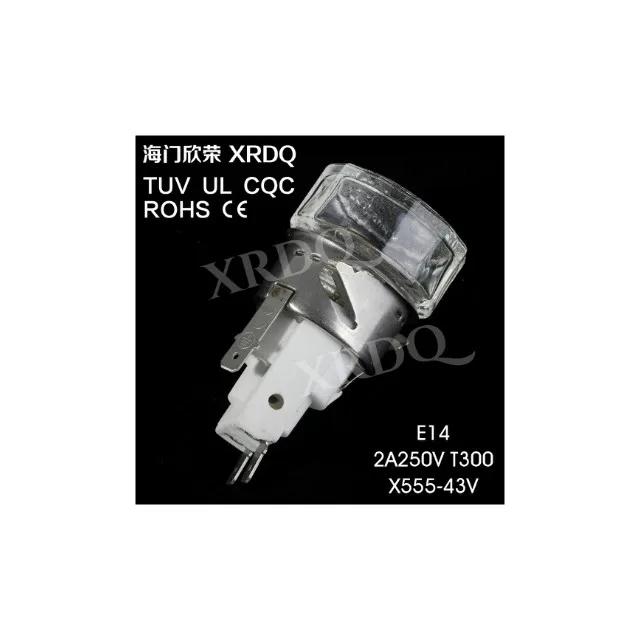 
X555 43v E14 Oven lamp light bulbs sockets holder high temperature steamer microwave 