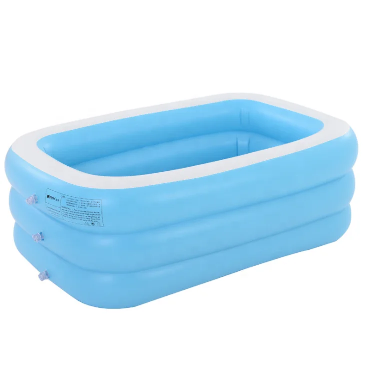 

collapsible PVC inflatable pool swimming outdoor swimming pool for garden, Dinosaur yellow and blue